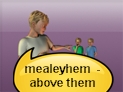 screenshot of meal (above, over, on top of)