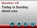screenshot of Quiz - Lesson 19