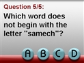 screenshot of Quiz - Lesson 21