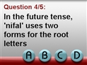 screenshot of Quiz - Lesson 36