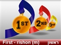 screenshot of Masculine Ordinal Numbers 1-10