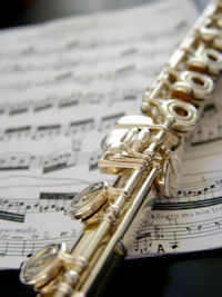 Flute & Sheet Music