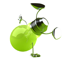 Cartwheeling Light Bulb