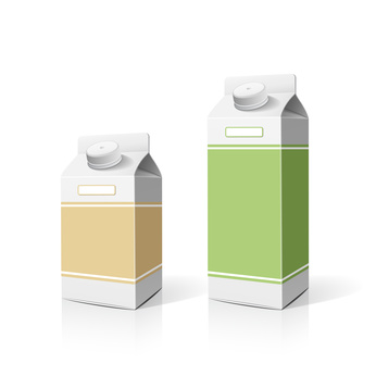 boxes of milk