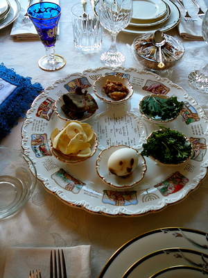 a seder plate