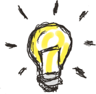 a light bulb